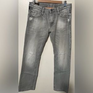 Rivet de cru Mens straight leg Luke jeans
